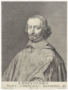 Portrait of Cardinal Giulio Raimondo Mazarino (1602-1661) by François Stuerhelt